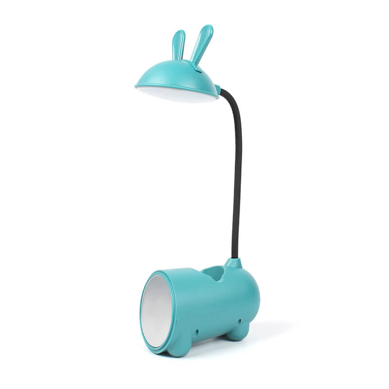 BowLift | LED Desk Lamp Rabbit with Pen Organizer – Touch Control and USB Charging for Girls