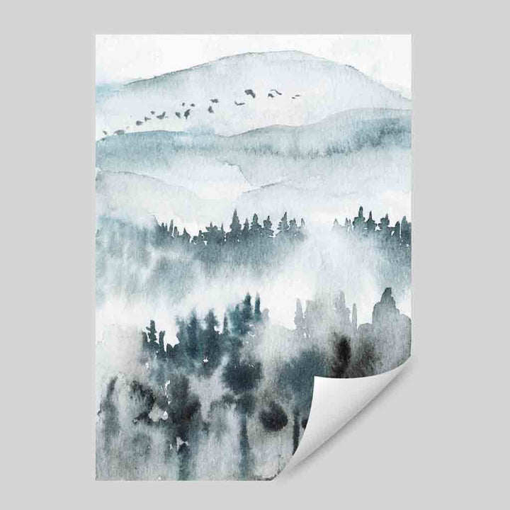Abstract Landscape Art Print of Painting No. 3 | Bowlift