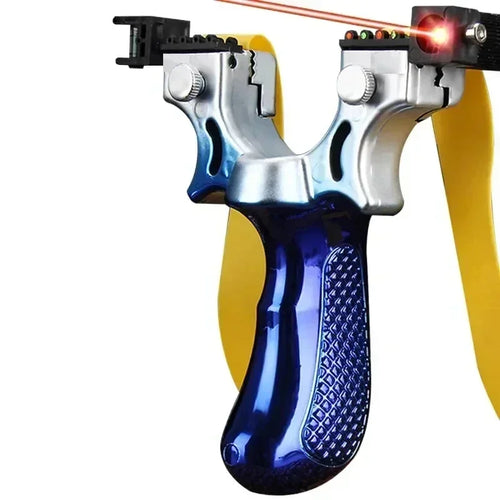 BowLift | Slingshot with Anti-Slip Grip | Built-in Laser & Level for Precision Shooting