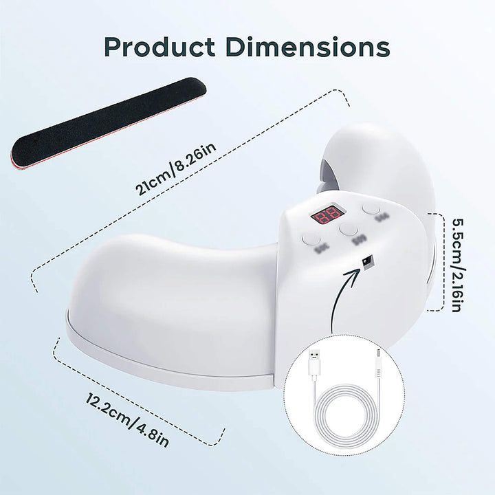 BowLift | Laser Nail Fungus Removal Device | Advanced Home Treatment with Red & Blue Light for Healthy Nails
