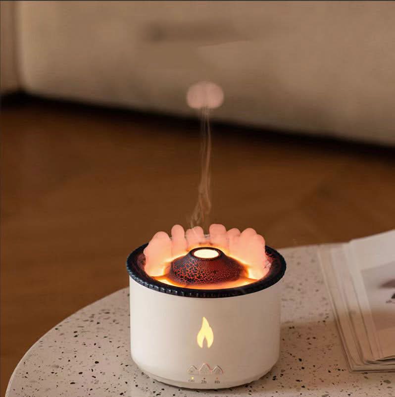 BowLift | Aroma humidifier with flame effect & night light for relaxation & room fragrance