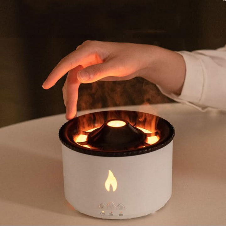 BowLift | Stylish Aroma Diffuser & Humidifier with Real Flame Effect