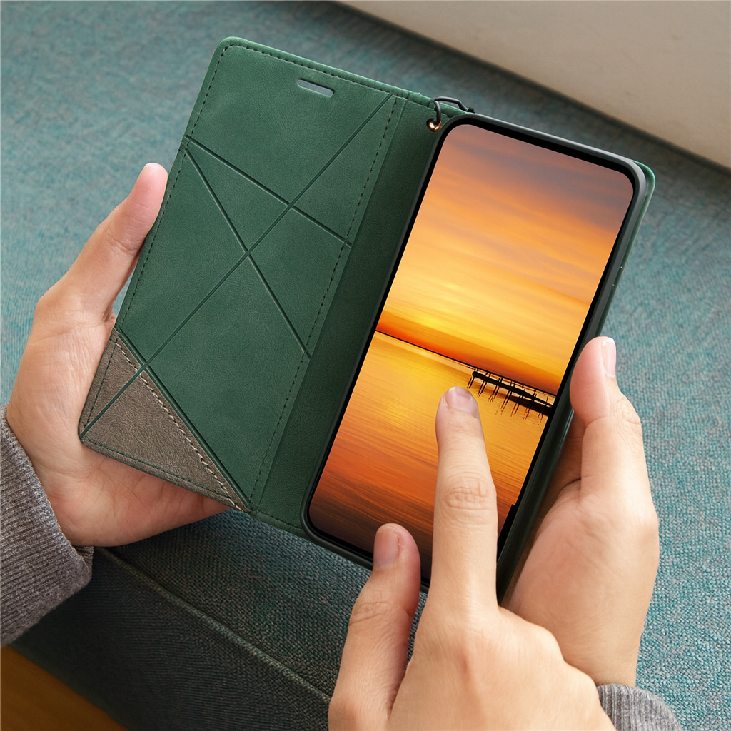 BowLift | Leather Wallet Flip Phone Case