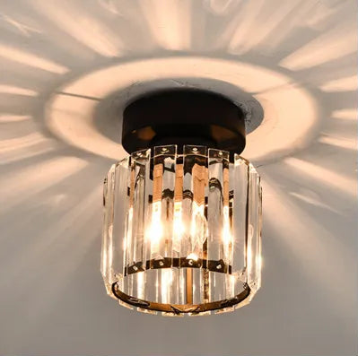 Crystal ceiling light – Luxury lampshade made of crystal for hallway and living room | Bowlift