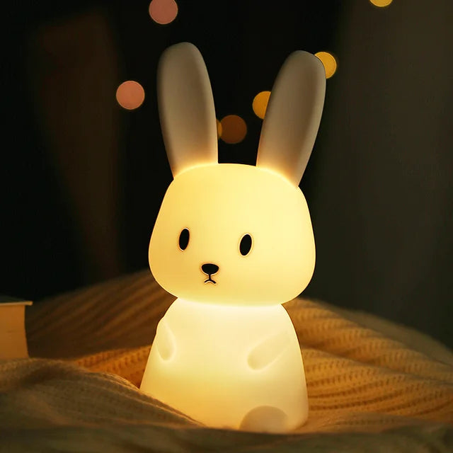 LED Night Light for Kids – Dimmable Night Lamp with -Design, USB Rechargeable, Touch Control | Bowlift