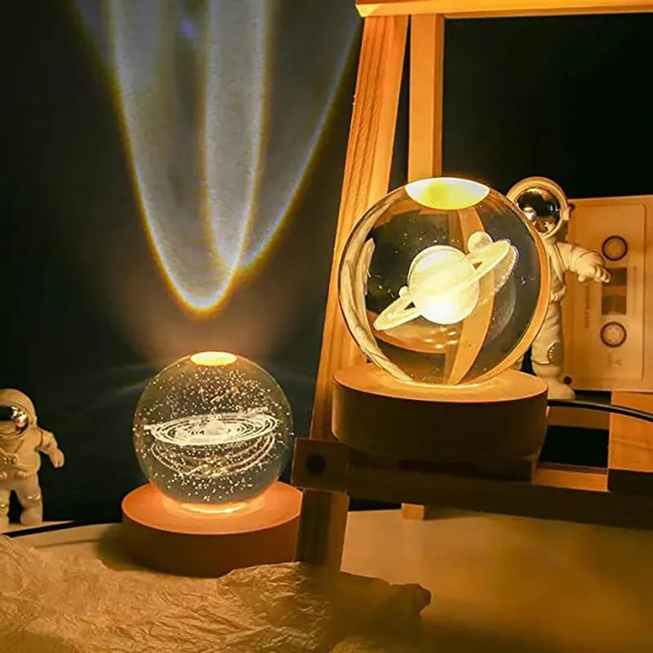 Solar-System Table Lamp – LED Light with Planet Design for Living Spaces | Bowlift