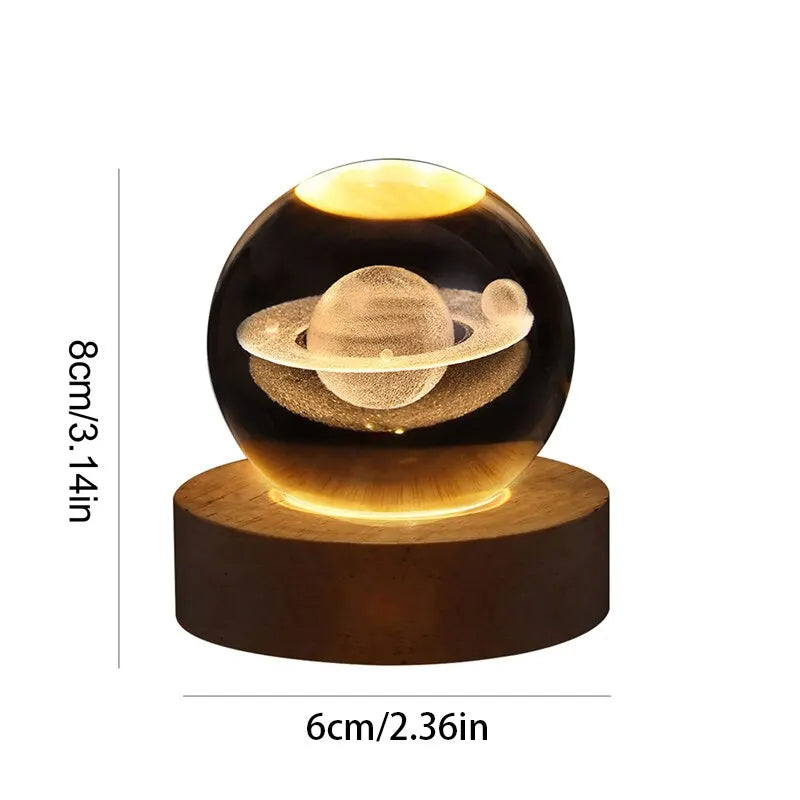 Solar-System Table Lamp – LED Light with Planet Design for Living Spaces | Bowlift