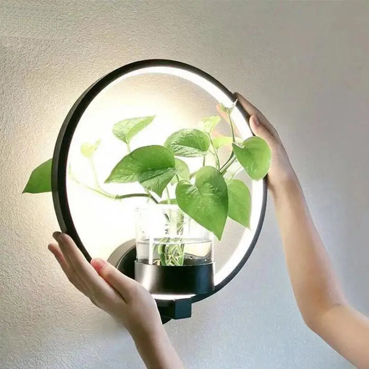 BowLift | Lumora Plant Wall Lamp - Stylish Lighting with Natural Greenery