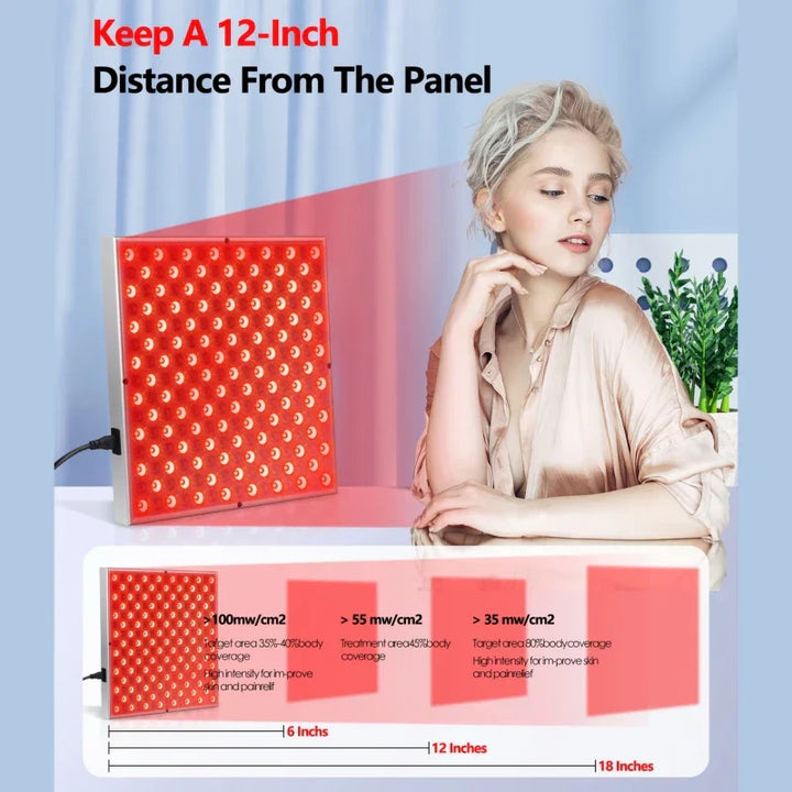 BowLift | GlowVibe | Red Light Therapy Panel | Stimulates Cell Repair & Improves Skin Elasticity | Discover the Magic of Red Light