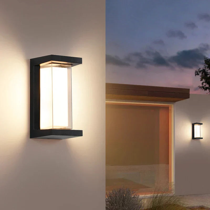 Modern Wall Lamp for Outdoor – Weatherproof LED Outdoor Light for Terrace & Garden | Bowlift