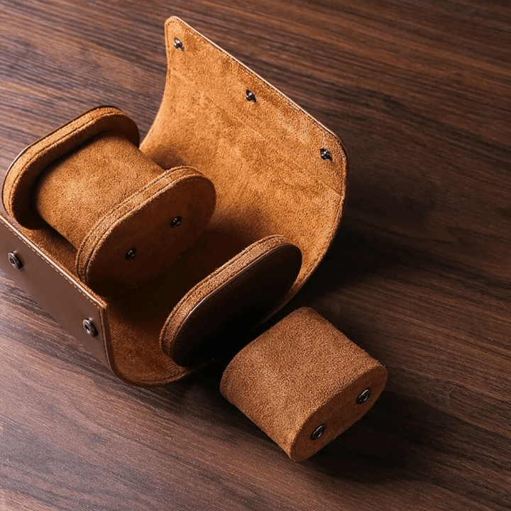 BowLift | Leather Travel Watch Case for 1–3 Watches