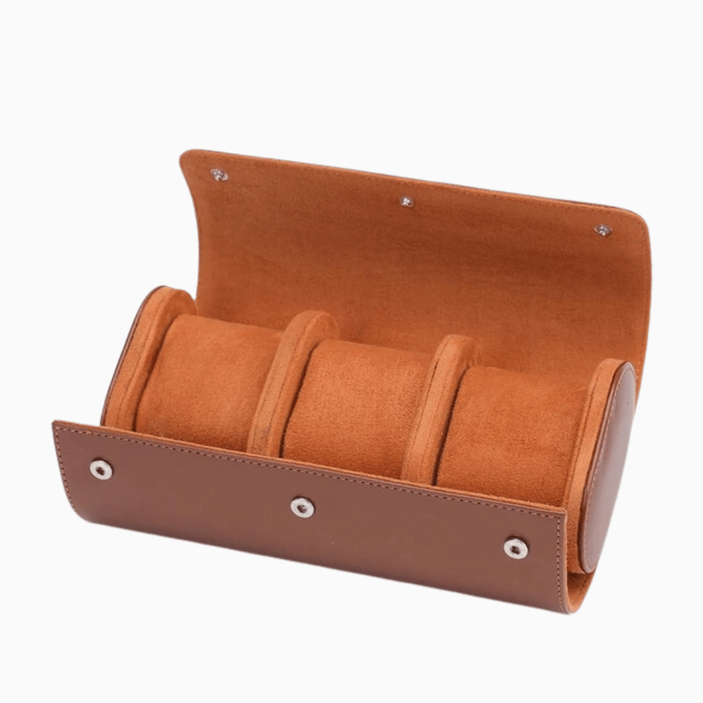 BowLift | Leather Travel Watch Case for 1–3 Watches