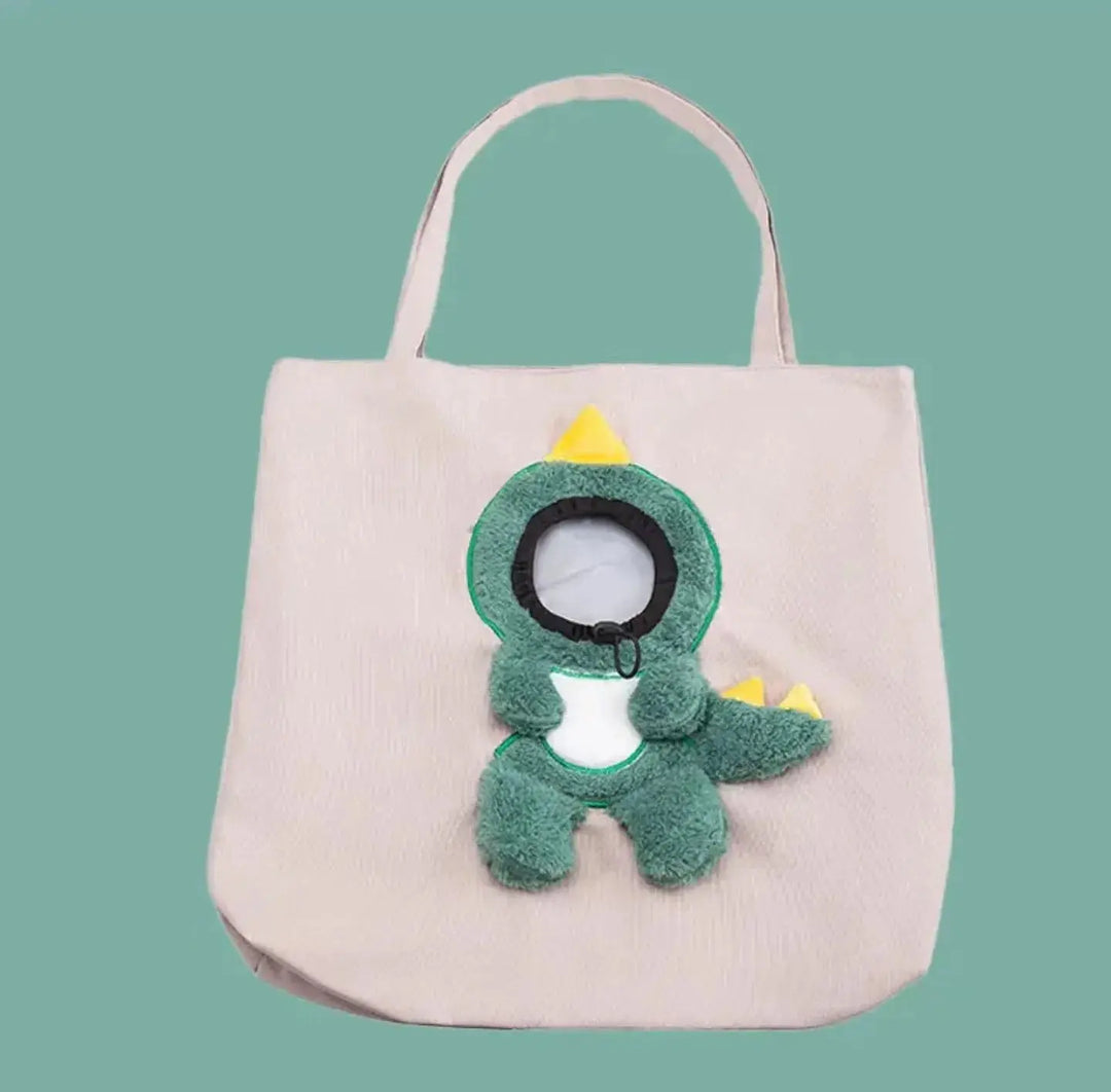 BowLift | Lightweight Canvas Tote Bag for Cats and Small Dogs