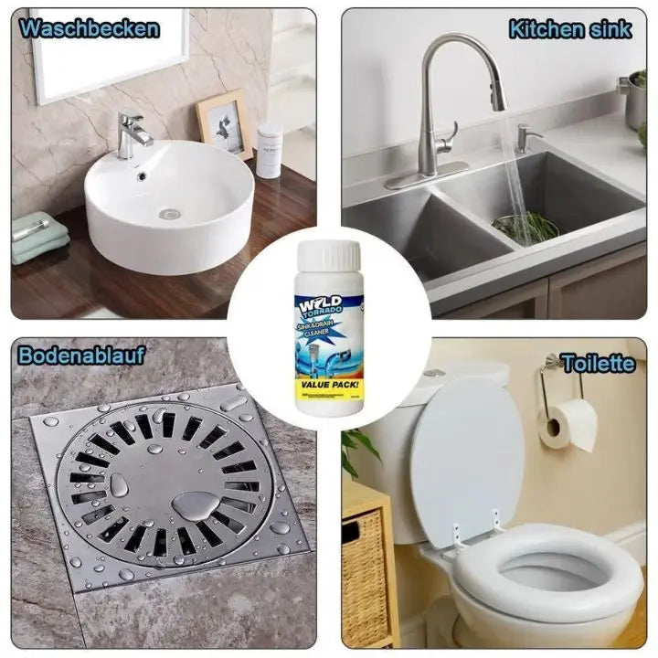 BowLift | Powerful Drain Cleaner – Removes Grease, Hair & Clogs