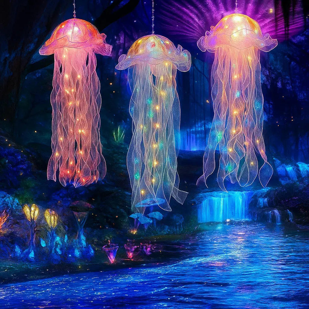 BowLift | Glowing Jellyfish Decorative Light for Atmospheric Ambiance