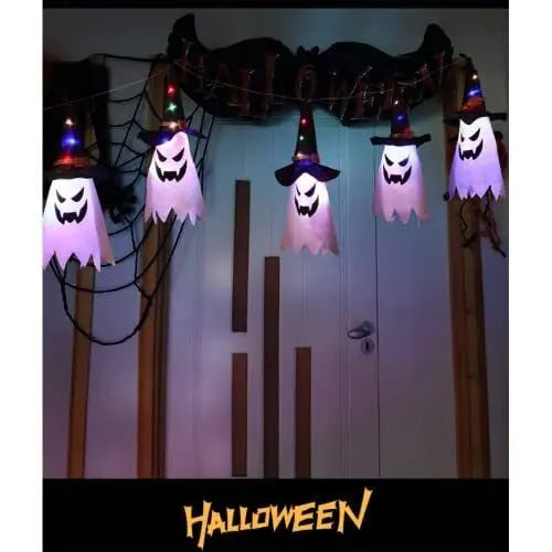 BowLift | Glowing Witch Hat – LED Halloween Decoration for Outdoor Use with Flashing Modes