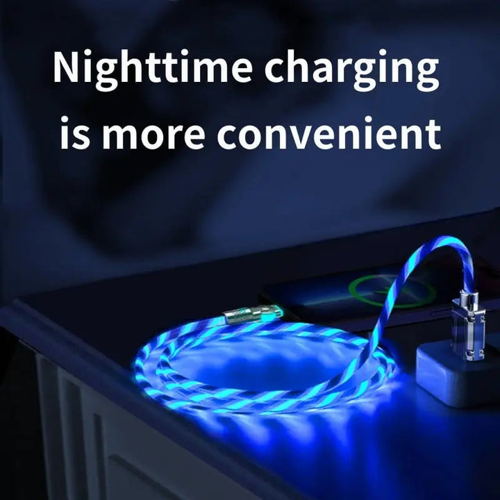 BowLift | Illuminated 540° Redatable data cable – High quality & fast charging