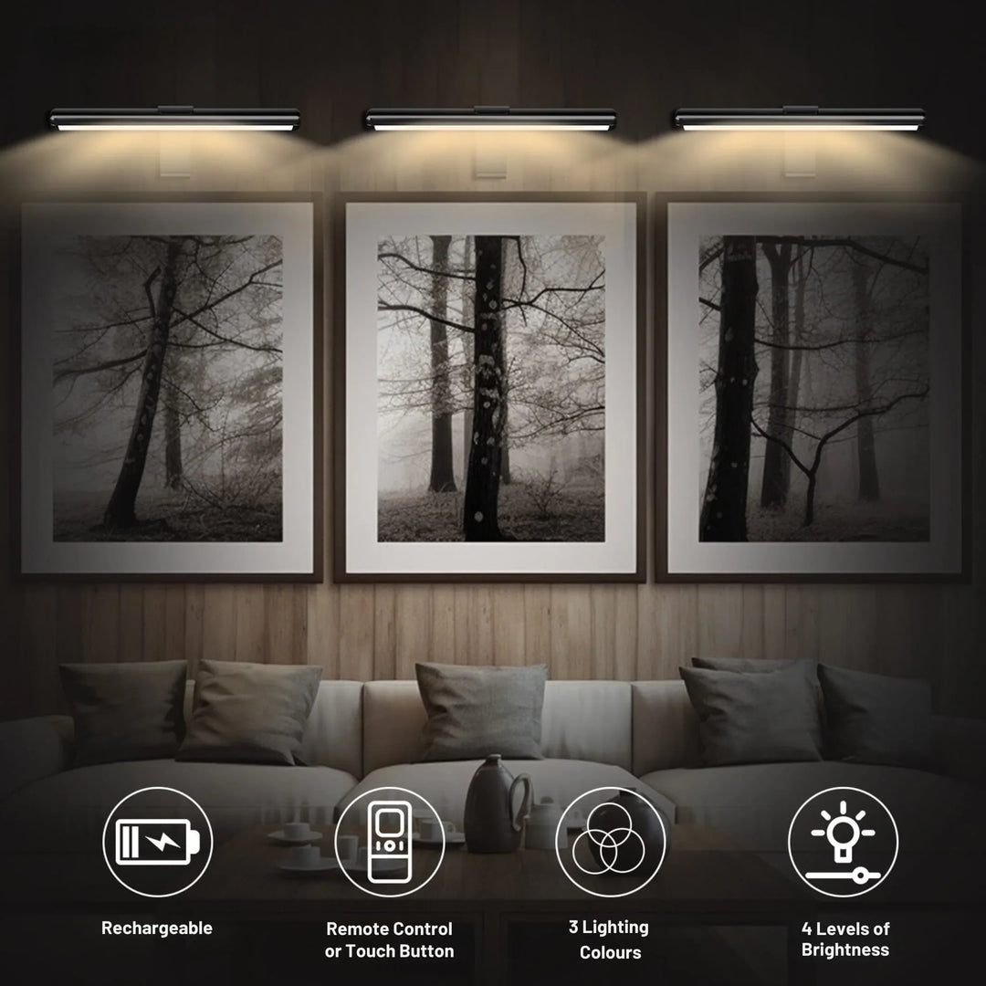 BowLift | Gallery Light - Wireless Rechargeable Wall Lamp