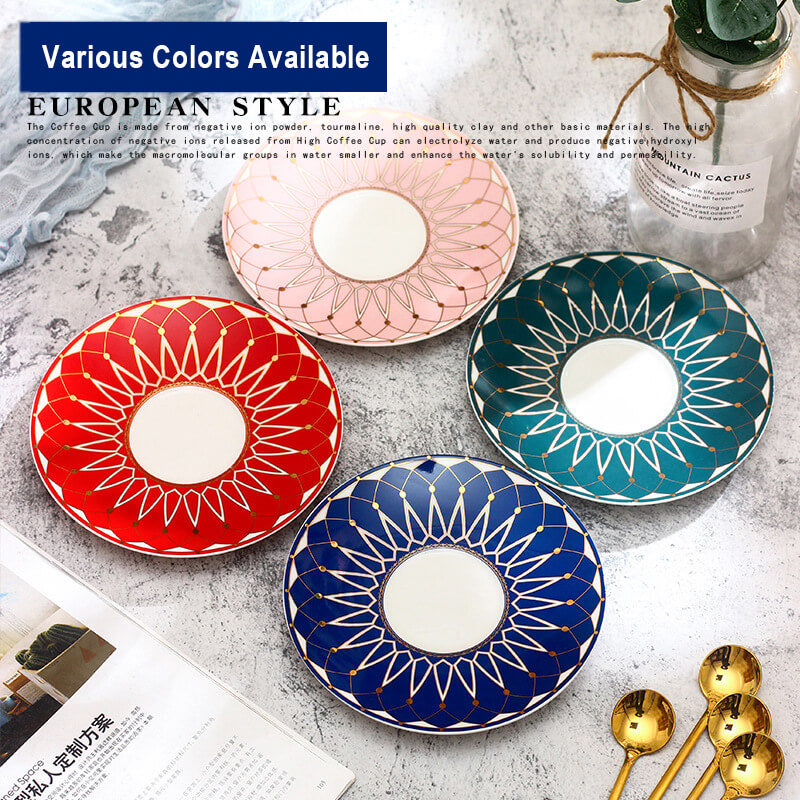 BowLift | Square A Retro-Pattern Coffee Mug