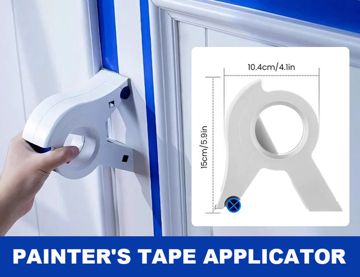 BowLift | Paint Tape Applicator For Clean Paint Edges With Cutter And Rollers