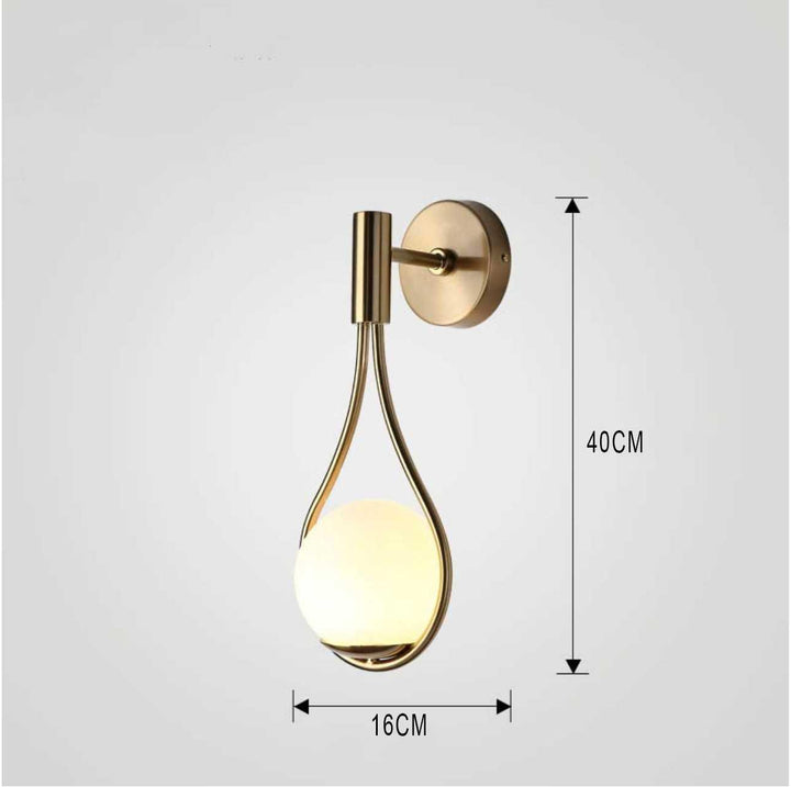 BowLift | LumaNord Minimalist Nordic LED Wall Light – Modern Industrial Design in Black or Gold