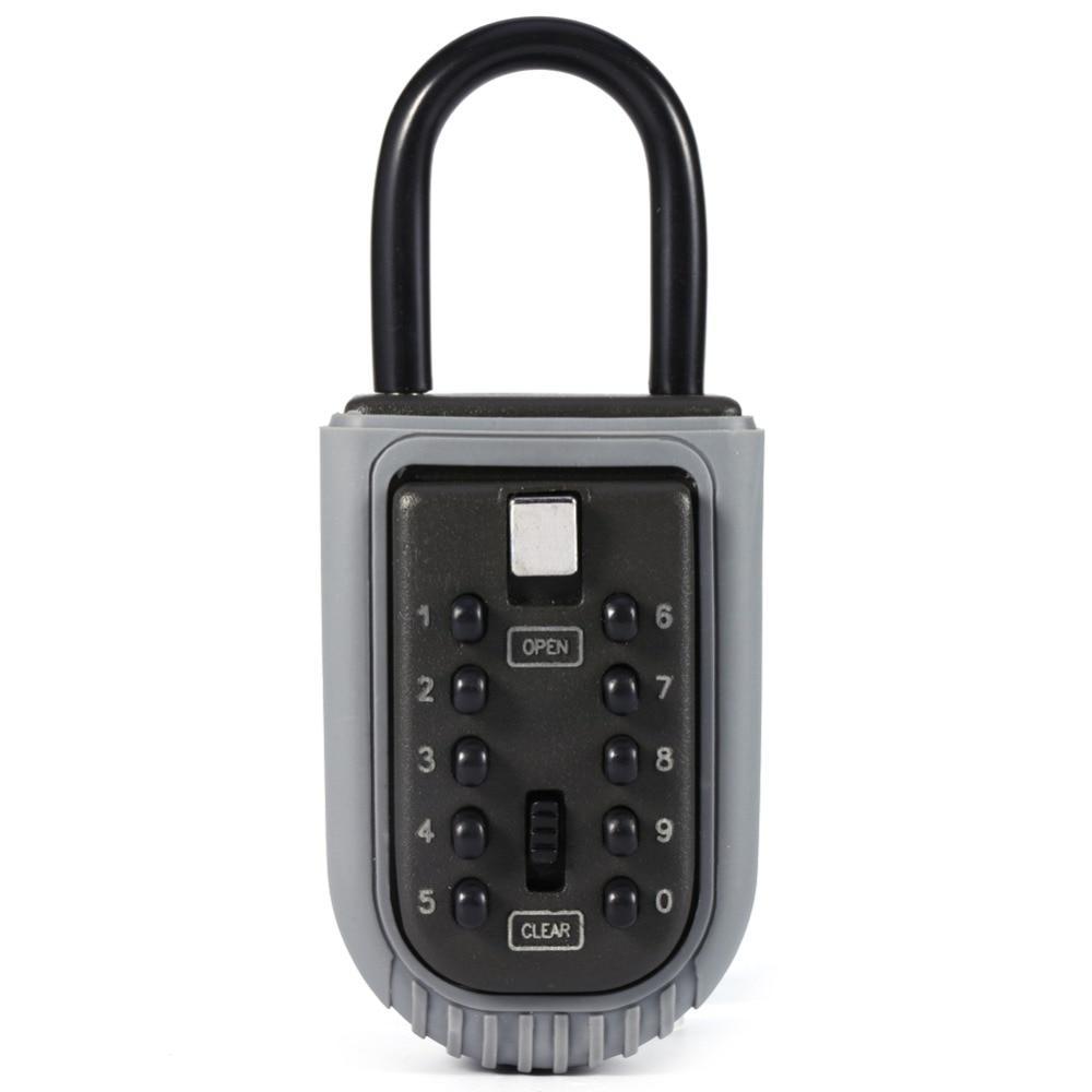 BowLift | Lock Picks 10 Digit Combination Lock Safe Storage Box Combination Padlock Portable Key Safe Box Key Holder For Home Outdoor Used