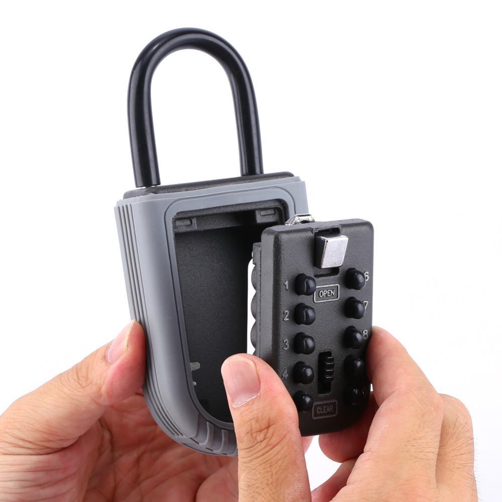 BowLift | Lock Picks 10 Digit Combination Lock Safe Storage Box Combination Padlock Portable Key Safe Box Key Holder For Home Outdoor Used
