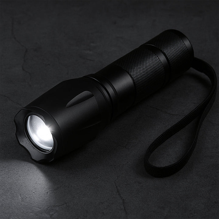 Taclight LED Zoom Flashlight (waterproof and shockproof) w/5 functions | Bowlift