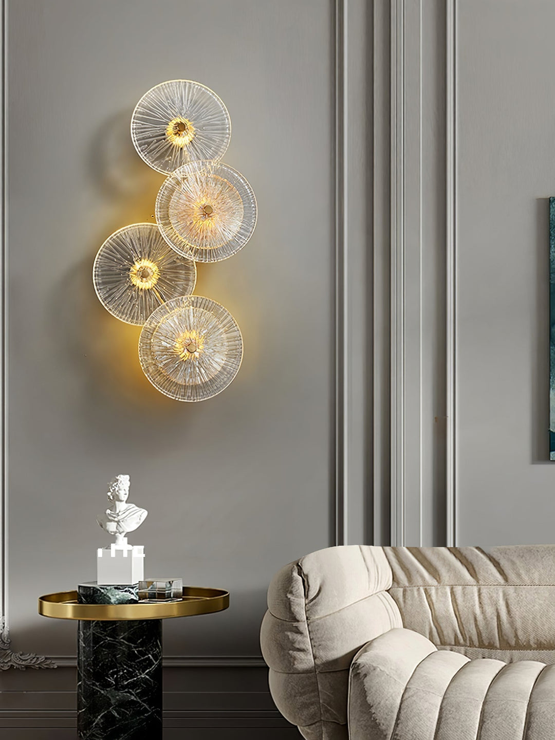 BowLift | LotusGlow – Modern Lotus Flower Wall Light for Serenity