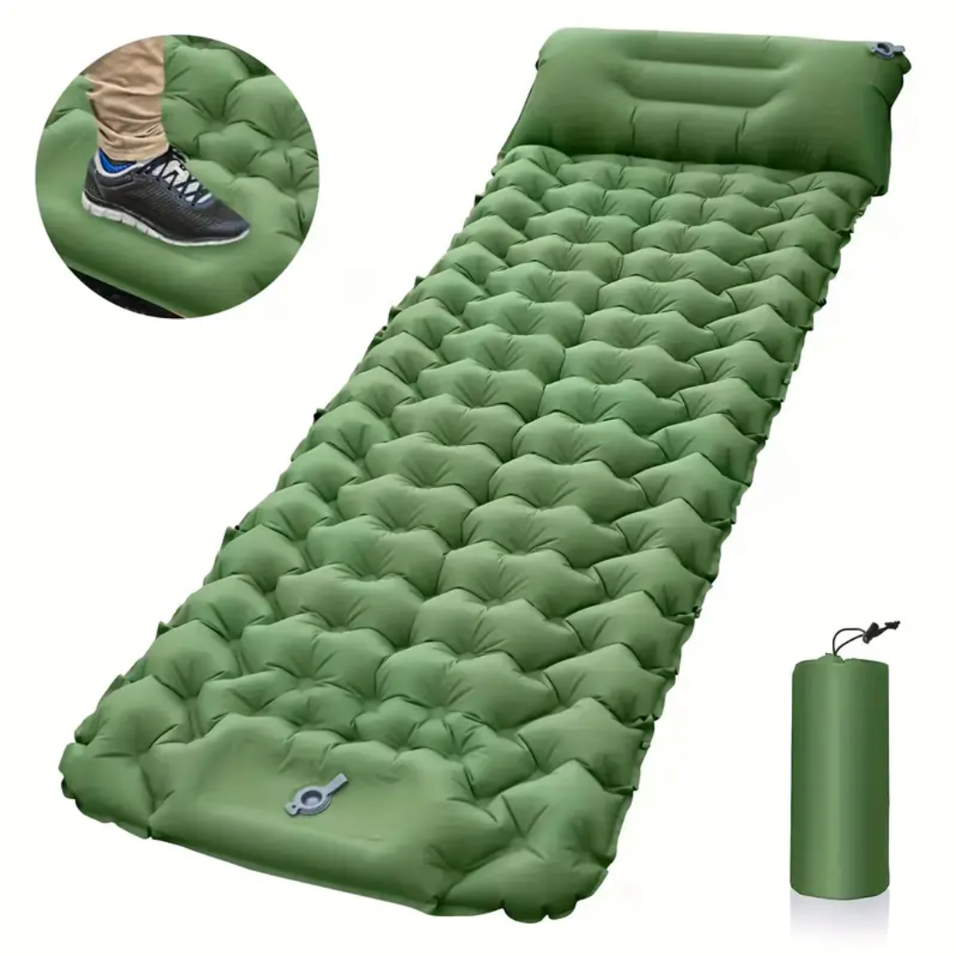 BowLift | CampEase Sleeping Mat – Camping with Built-In Pump for Quick Comfort