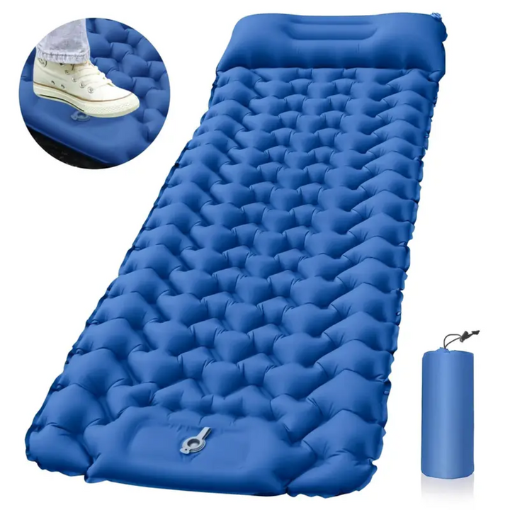 BowLift | CampEase Sleeping Mat – Camping with Built-In Pump for Quick Comfort
