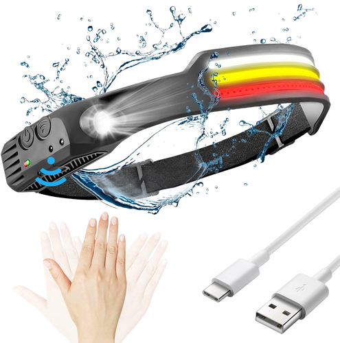 BowLift | LED Headlamp 230º with Adjustable Brightness and Lightweight Design for Camping, Hiking, and Outdoor Activities