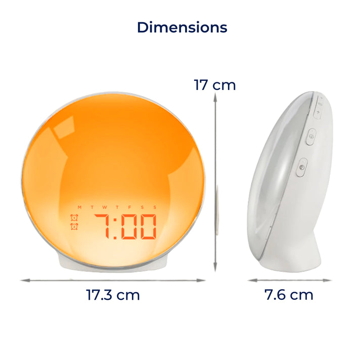 BowLift | Sunrise Alarm Clock | Natural Wake-Up Light with Ambient Lighting for Heavy Sleepers & Dark Mornings
