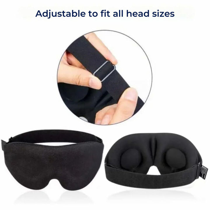 LumiShade Darkening Sleeping Mask | Light Blocking Comfort - for Shift Workers - Travelers - Light Sensitive Sleepers Bowlift