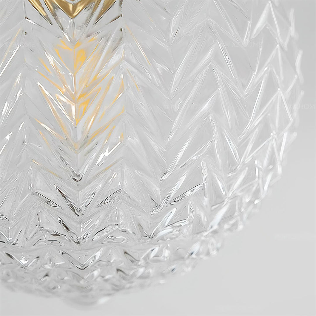 BowLift | Retro Crystal Glass Ceiling Lamp