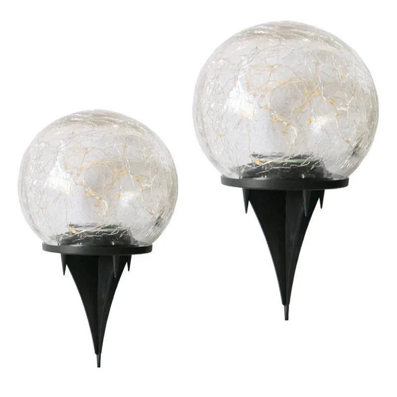 BowLift | LuminaraBeam Solar Garden Ball Lamp Elegant Design