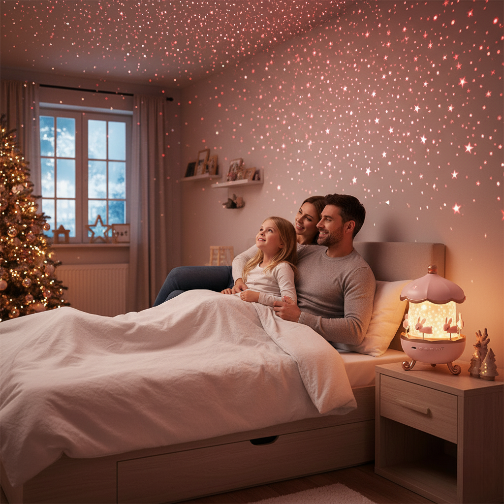 BowLift | Enchanted Star Projector with Music & 12 Image Templates