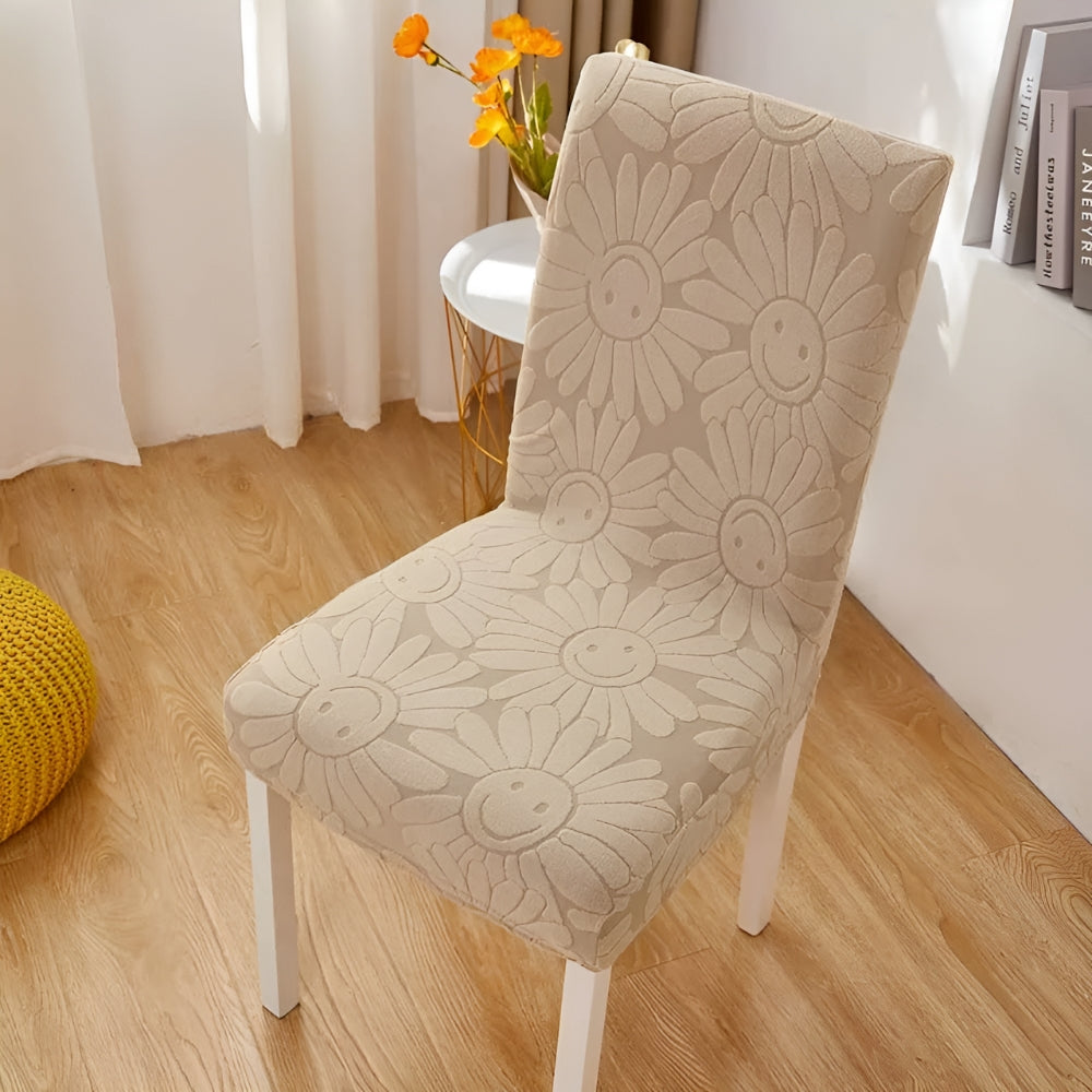 BowLift | Fleur Smiley Flower Stretch Chair Cover