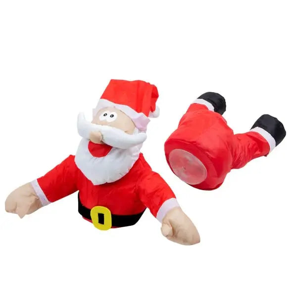 BowLift | Cheerful Christmas Window Figure ClausKlap – Moving Sound-Activated Decoration