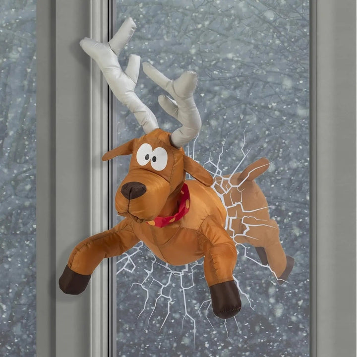 BowLift | Cheerful Christmas Window Figure ClausKlap – Moving Sound-Activated Decoration