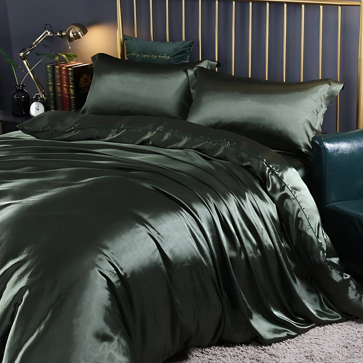 BowLift | Luxurious Silk Duvet Cover Soft Breathable Maintenance Friendly