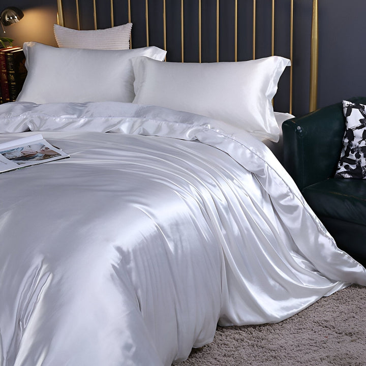 BowLift | Luxurious Silk Duvet Cover Soft Breathable Maintenance Friendly