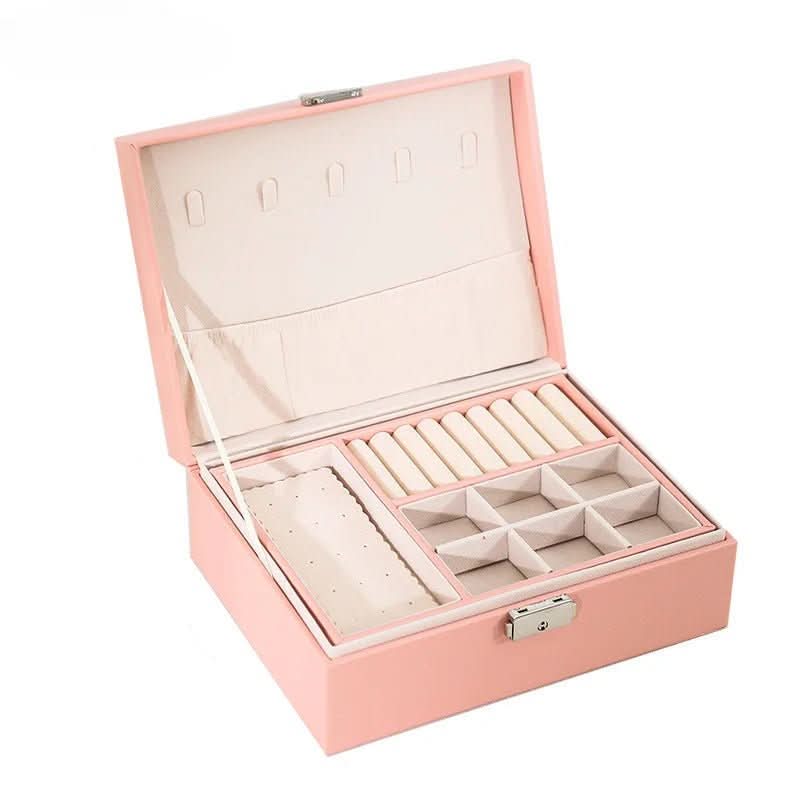 BowLift | Jewelry box made of wood with PU leather surface