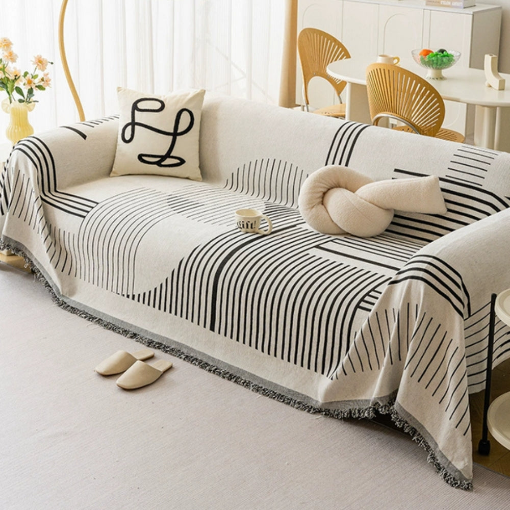 BowLift | Luxurious Snowflake Chenille Sofa Cover