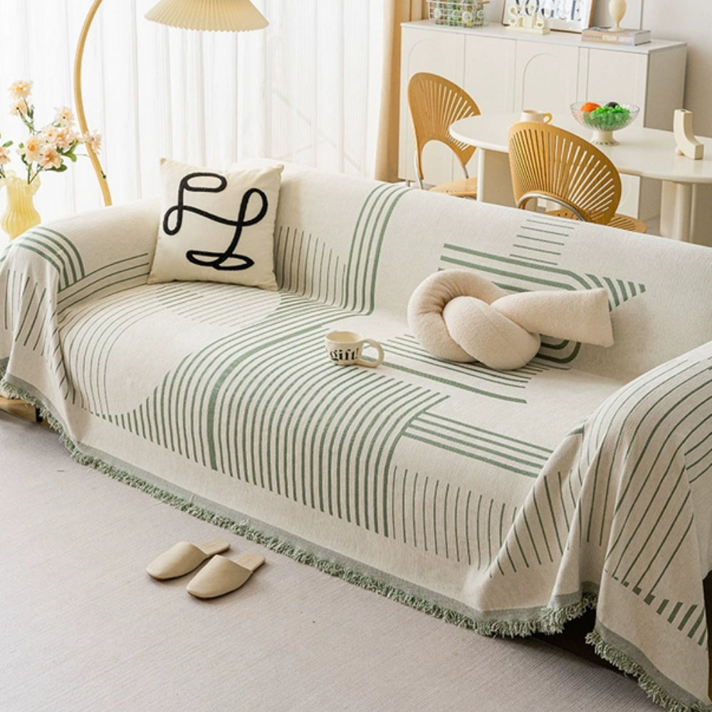 BowLift | Luxurious Snowflake Chenille Sofa Cover