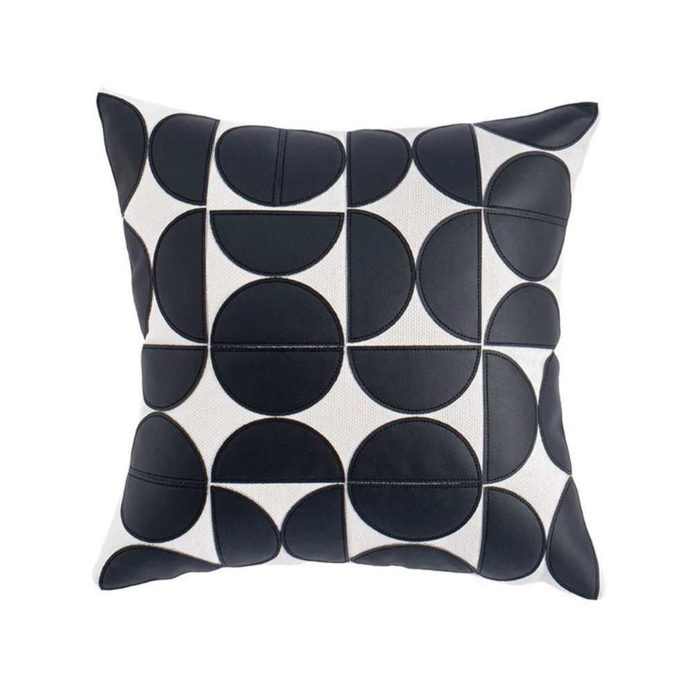 BowLift | Luxury Embroidered Faux Leather Sofa Cushion Cover