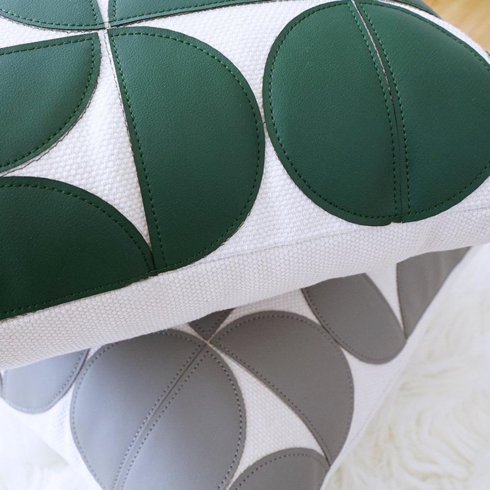 BowLift | Luxury Embroidered Faux Leather Sofa Cushion Cover