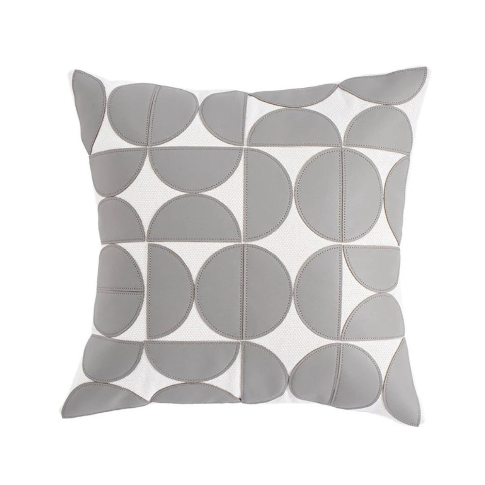 BowLift | Luxury Embroidered Faux Leather Sofa Cushion Cover