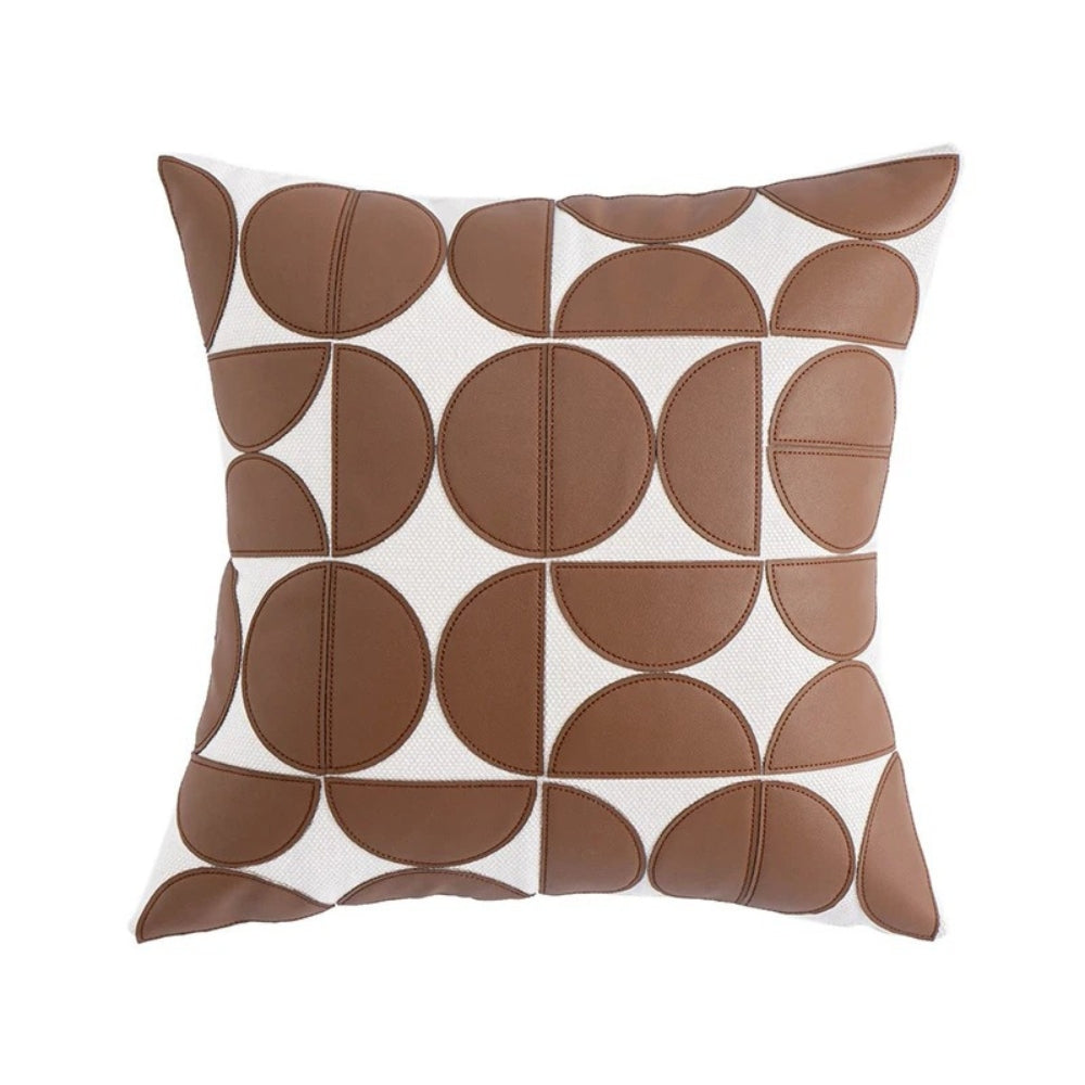 BowLift | Luxury Embroidered Faux Leather Sofa Cushion Cover