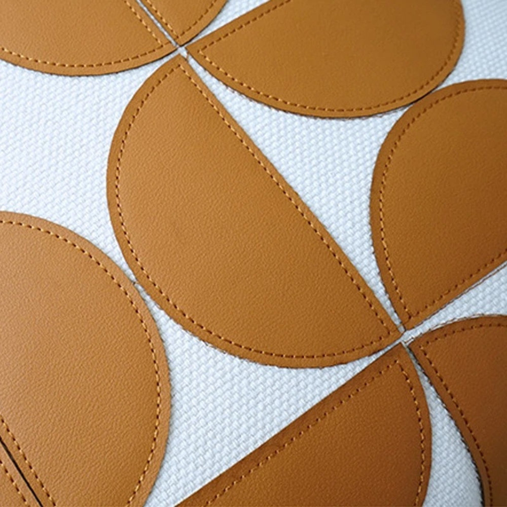 BowLift | Luxury Embroidered Faux Leather Sofa Cushion Cover